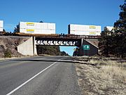 Williams-BNSF (formerly Santa Fe Railroad) Overpass-1957