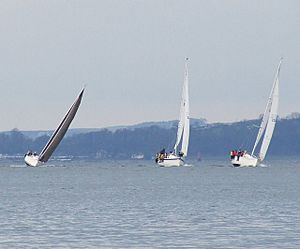 Yachts off Inverkip - geograph.org.uk - 663046