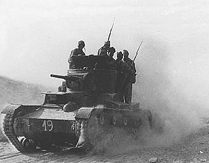 Испанская 11 интербригада в бою под Бельчите. 1937-edit