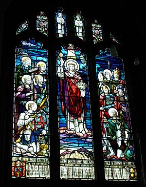 004 Stoke Rochford Ss Andrew & Mary, interior - south chapel east window