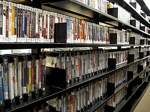 A portion of the circulating DVDs 20110913