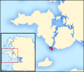 Achillbeg in inset with Achill - County Mayo