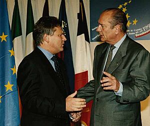 Aleksander Kwasniewski i Jacques Chirac