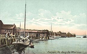 Along the Wharves, Eastport, ME