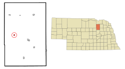 Location of Clearwater, Nebraska