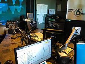 BBC Radio 6 Music Studio, MediaCityUK, Manchester
