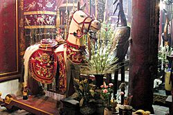 Bac Ma Temple - there's the white horse