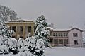 Belle Meade Plantation during snowstorm on January 22, 2016