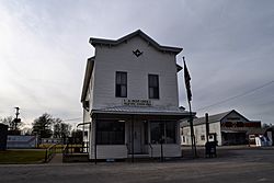Belle Rive post office, December 2019