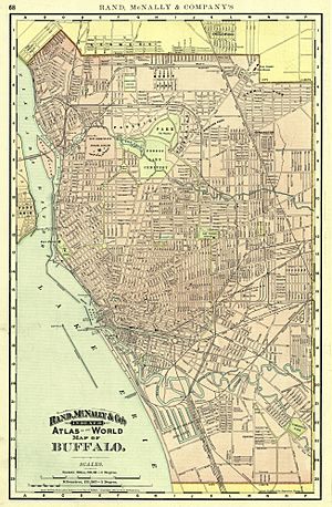 Buffalo Street Map, 1892