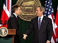 Bush and Blair at Camp David