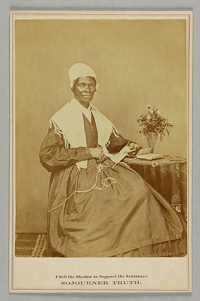 Cabinet Card of Sojourner Truth - Collection of the National Museum of African American History and Culture
