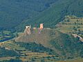 Cetatea Trascăului văzută de pe Piatra Secuiului