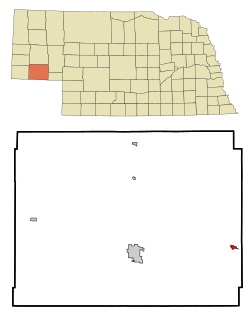 Location of Lodgepole, Nebraska