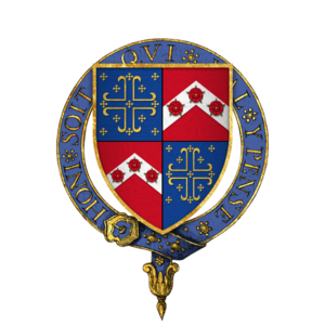 Coat of arms of Sir Francis Knollys, KG