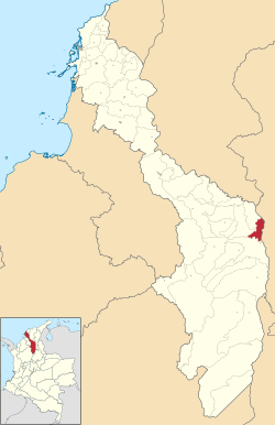Location of the municipality and town of Regidor, Bolivar in the Bolívar Department of Colombia