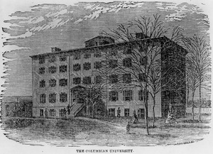 Columbian College Building (engraving) - The George Washington University
