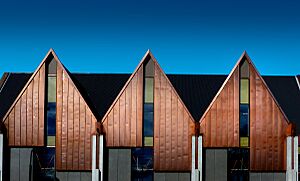 Copper coated. Knox Church. Christchurch. (15285609332)
