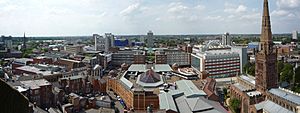 Coventry Cathedral Tower West Panorama