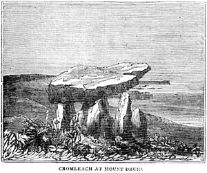 Cromleach at Mount Druid, 1834 (IA jstor-30004193) (page 1 crop)