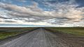 Dalton Highway facing south from Deadhorse