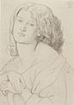 Dante Gabriel Rossetti - 'Fanny Cornforth', graphite on paper, 1869