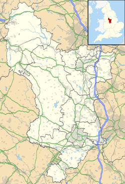 Bradbourne Priory is located in Derbyshire