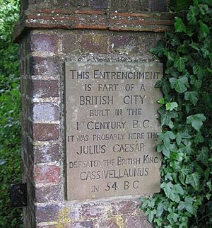 Devil's Dyke Hertfordshire sign
