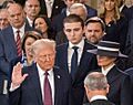 Donald Trump takes the oath of office (2025) (for pic Barron Trump)