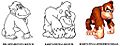 Donkey Kong concept art development