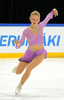 Emmi Peltonen at the 2018 CS Finlandia Trophy