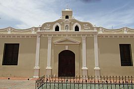 Facade of the episcopal palace of Comayagua