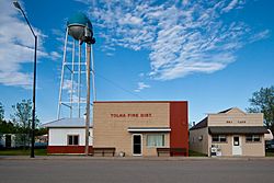 Fire Department building in Tolna