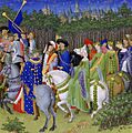 Frères Limbourg - Très Riches Heures du duc de Berry - mois de mai - Google Art Project cropped