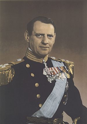 Frederick IX in admiral's uniform