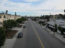 Looking south into Grant Hill from Market and 30th Streets