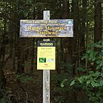 Hadley Mountain trail head sign
