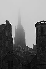 Highland Tolbooth Edinburgh seen from Greyfriars