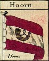 Hoorn flag - Bowles's naval flags of the world, 1783