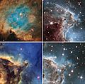 Hubble Celebrates 24th Anniversary with Infrared Image of Nearby Star Factory (13225104285)