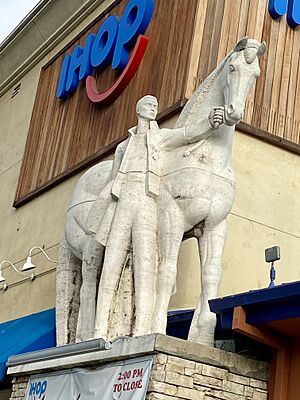 Imperial Bank horse sculpture, Los Angeles