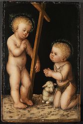 Infant Jesus and John the Baptist as child