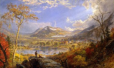 Jasper Francis Cropsey - Starrucca Viaduct, Pennsylvania - Google Art Project