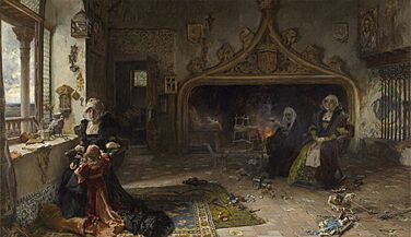 Juana la Loca recluida en Tordesillas
