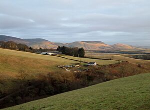 Kirkbride, Enterkinfoot, Nithsdale - Coshogle Cottage & S-E view
