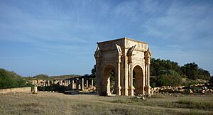 Leptis Magna - Triumphbogen des Septimius Severus 203 n. Chr.