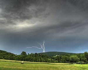 Lightning over Short Hill Mountain