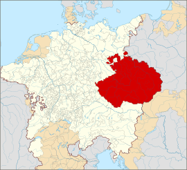 Locator Lands of the Bohemian Crown within the Holy Roman Empire (1618)