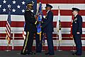 Lt. Gen. Charles Q. Brown Jr. with Gen. Lloyd Austin during Air Forces Central Command change of command ceremony