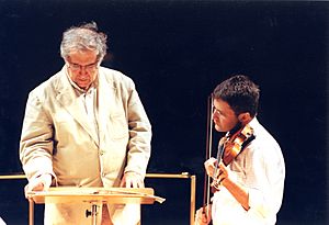 Luciano Berio and Francesco D'Orazio